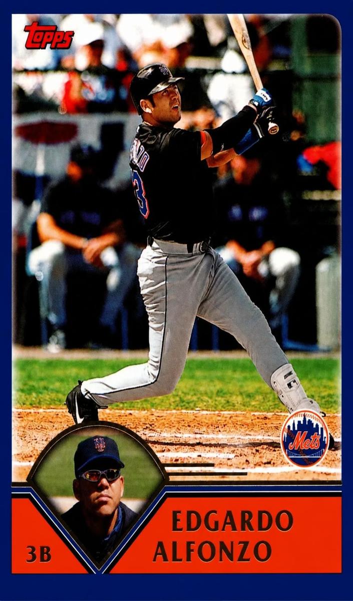 2003 Topps Edgardo Alfonzo #28 card