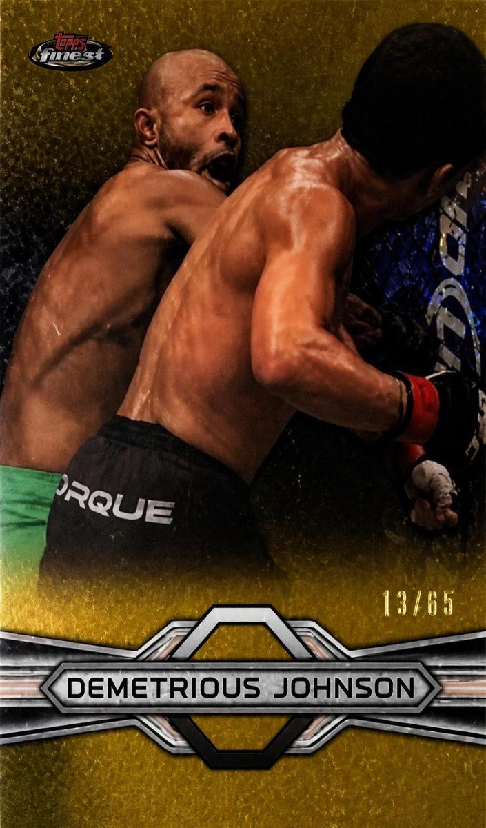 2013 Demetrious Johnson [Gold Refractor] #98
