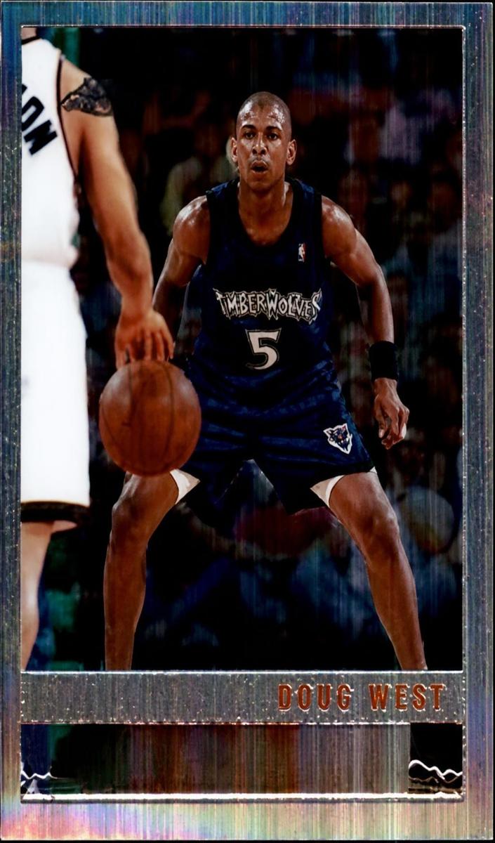 1997 Topps Chrome Doug West #162 card