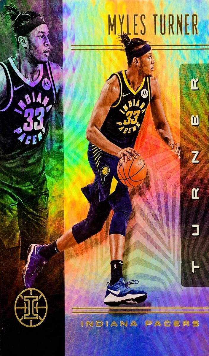 2019 Panini Illusions Myles Turner #27 card
