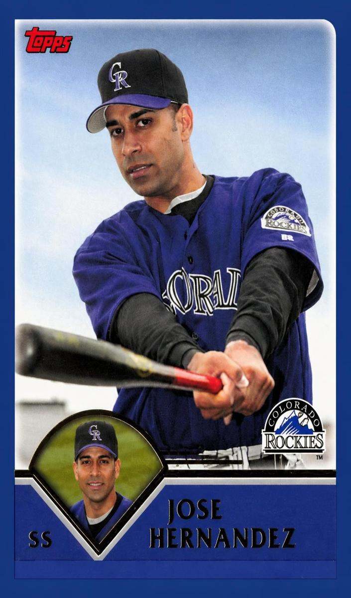 2003 Topps Jose Hernandez #502 card