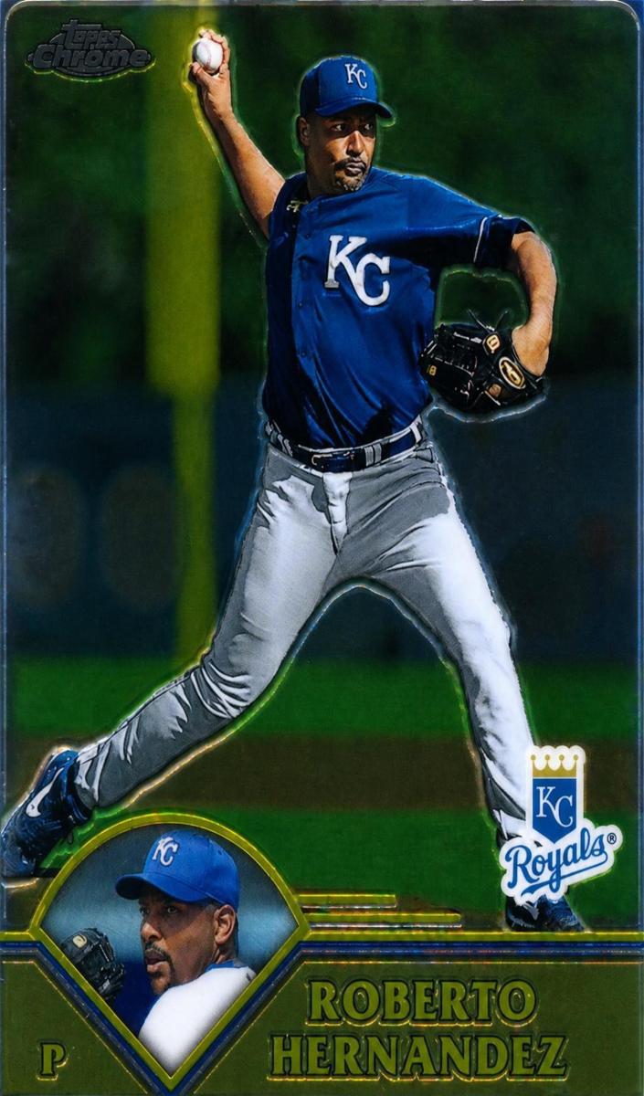2003 Topps Chrome Roberto Hernandez #98 card