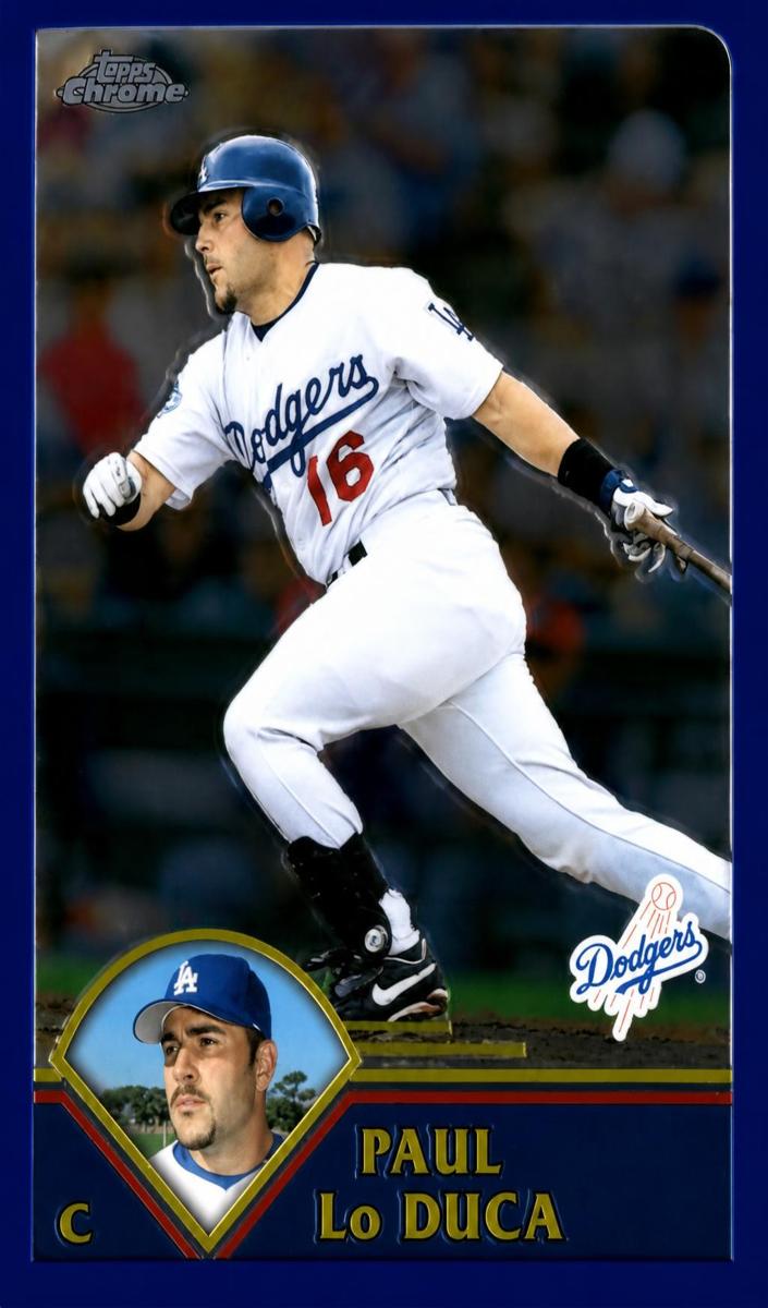2003 Topps Chrome Paul Lo Duca #37 card