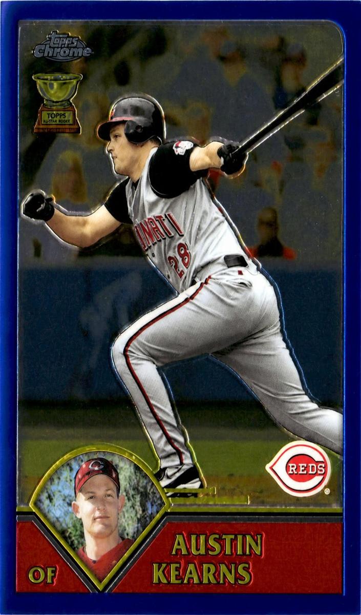 2003 Topps Chrome Austin Kearns #14 card