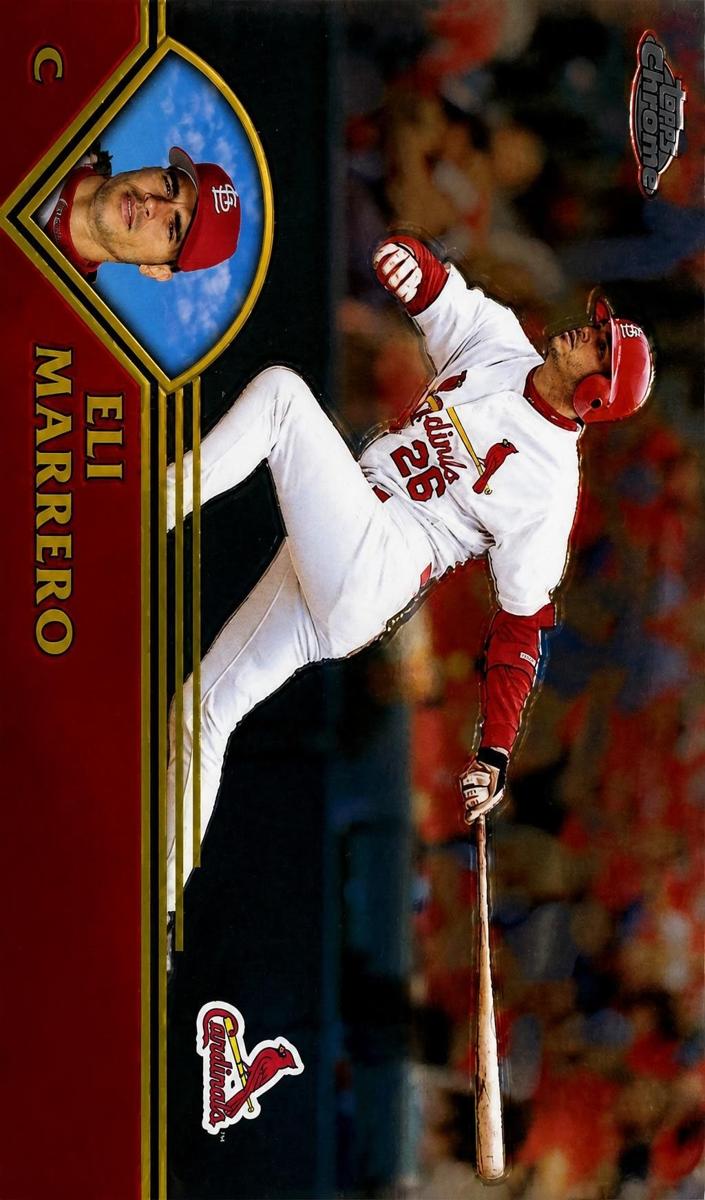 2003 Topps Chrome Eli Marrero #243 card