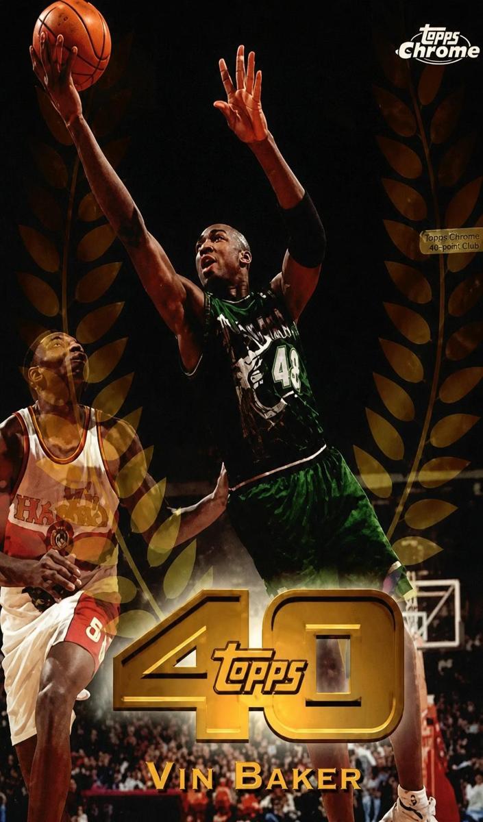 1997 Topps Chrome Vin Baker #T20 card