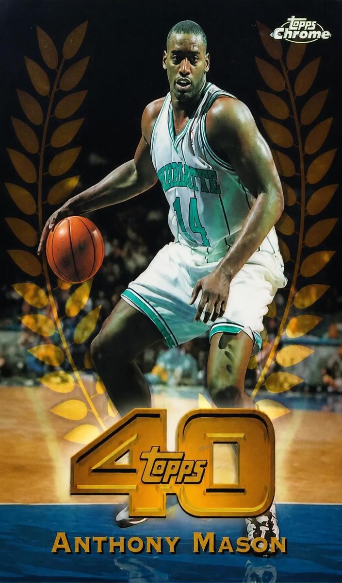 1997 Topps Chrome Anthony Mason #T29 card