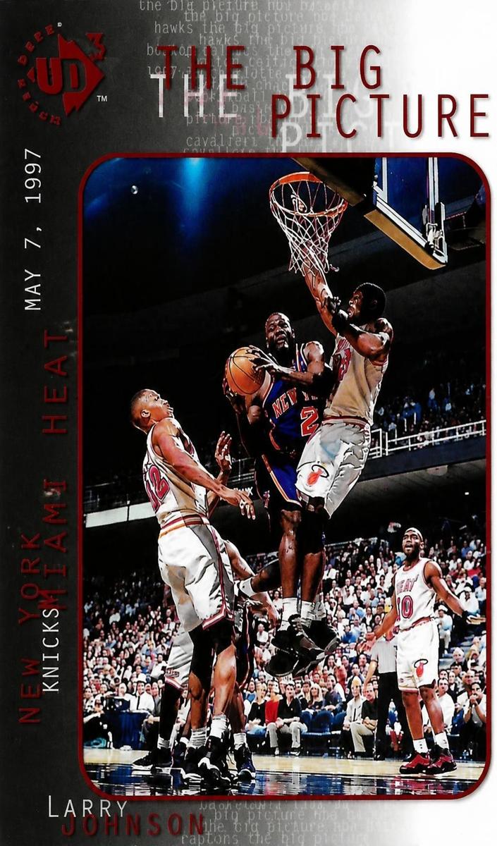 1997 UD3 Larry Johnson #54 card