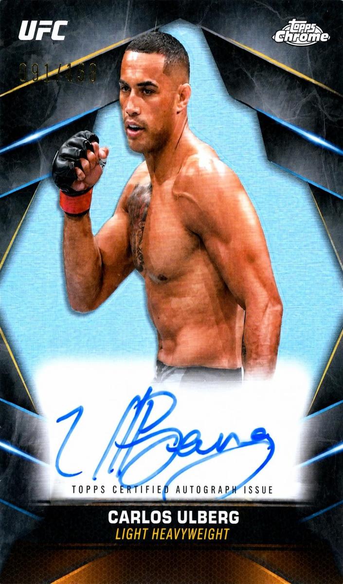 2024 Topps Chrome Carlos Ulberg [Refractor] #CVA-CUL card