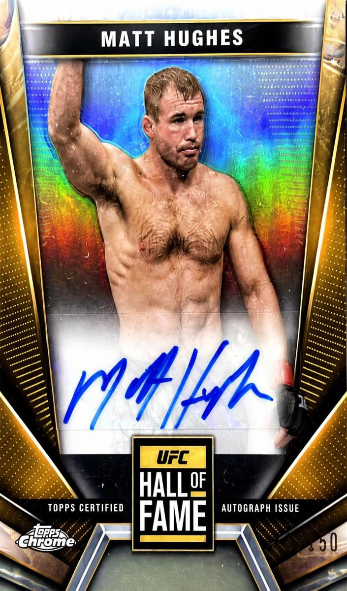 2024 Topps Chrome Matt Hughes [Refractor] #HFA-MHU card