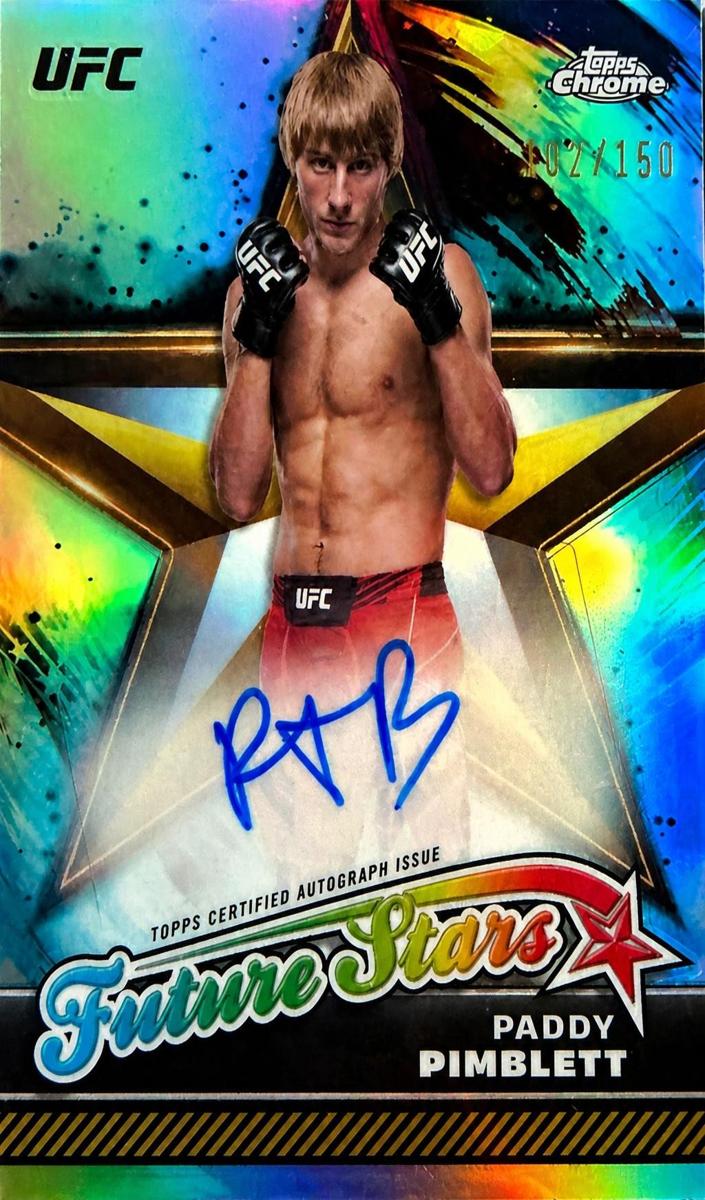 2024 Topps Chrome Paddy Pimblett [Refractor] #FSA-PPI card