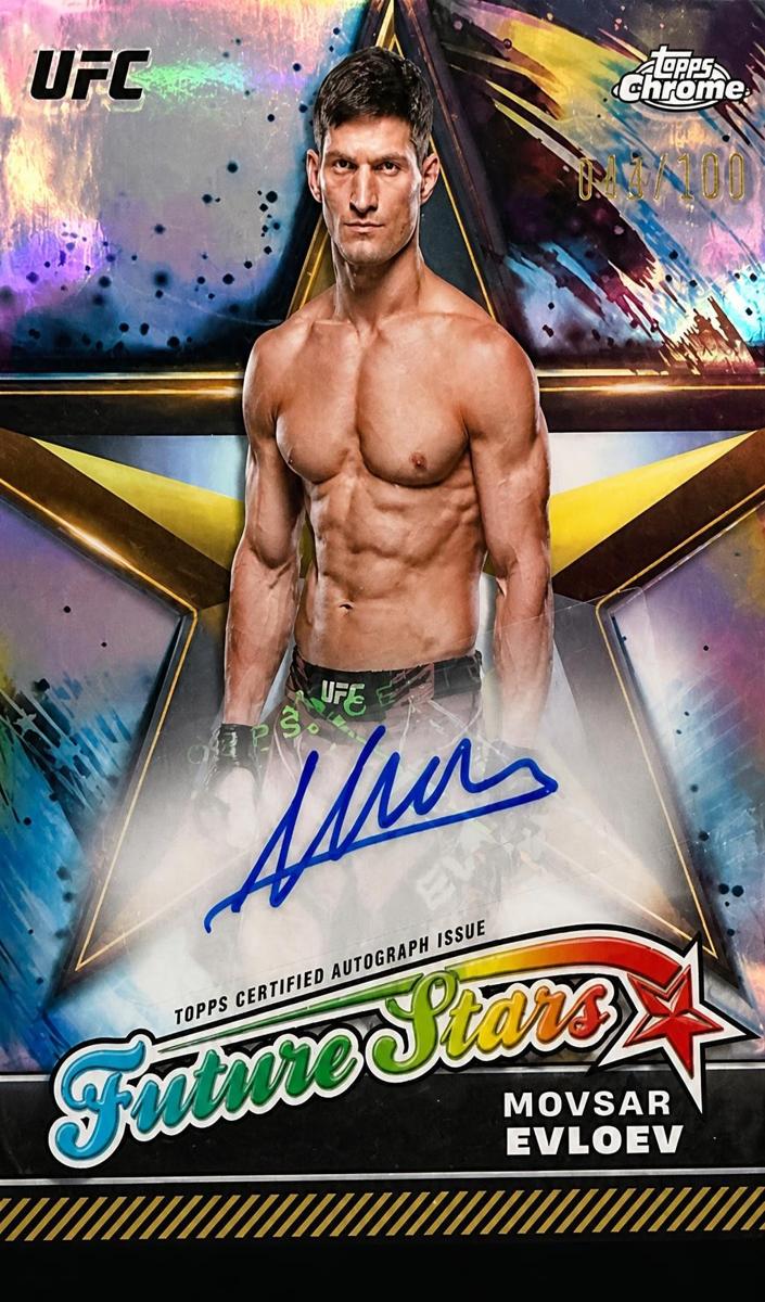 2024 Topps Chrome Movsar Evloev [Refractor] #FSA-MEV card