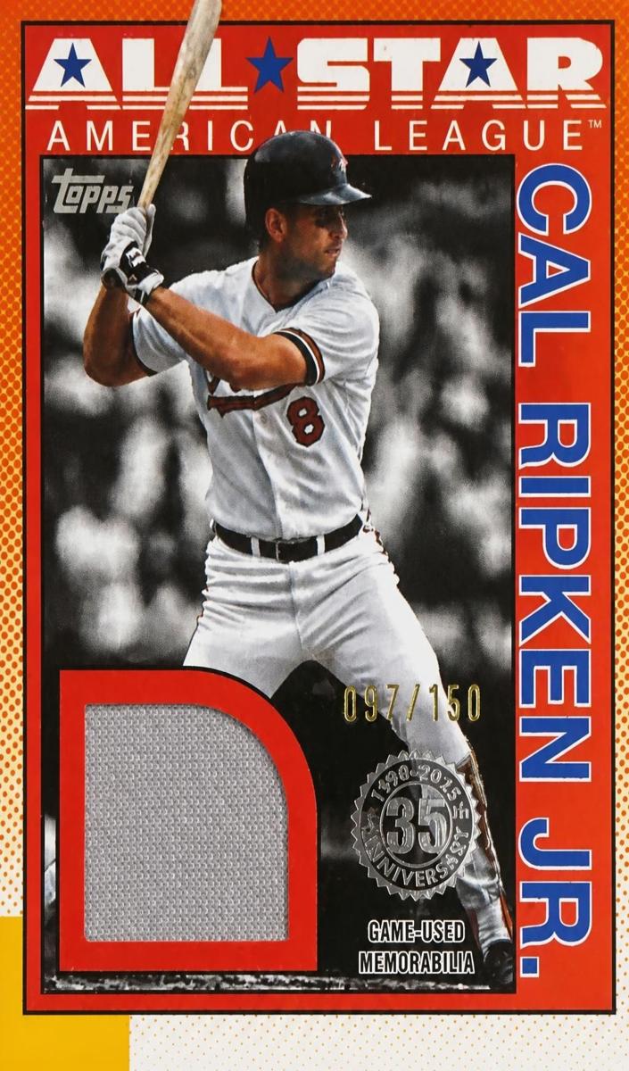 2025 Topps Cal Ripken Jr. [Platinum] #90ASR-CR card