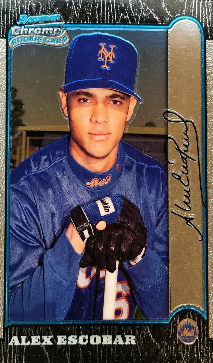 1999 Bowman Chrome Alex Escobar #214 card