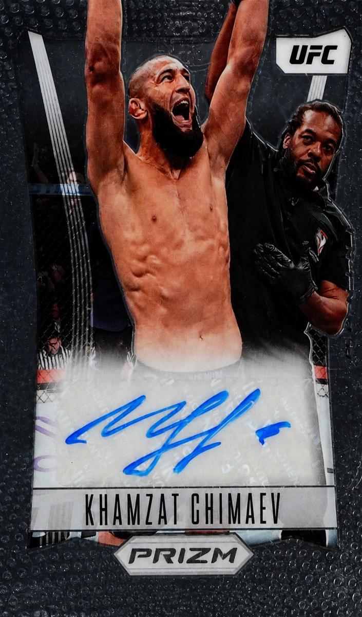 2023 Panini Prizm Khamzat Chimaev [Mojo] #TH-KZC card