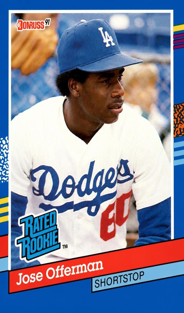 1991 Donruss Jose Offerman #33 card