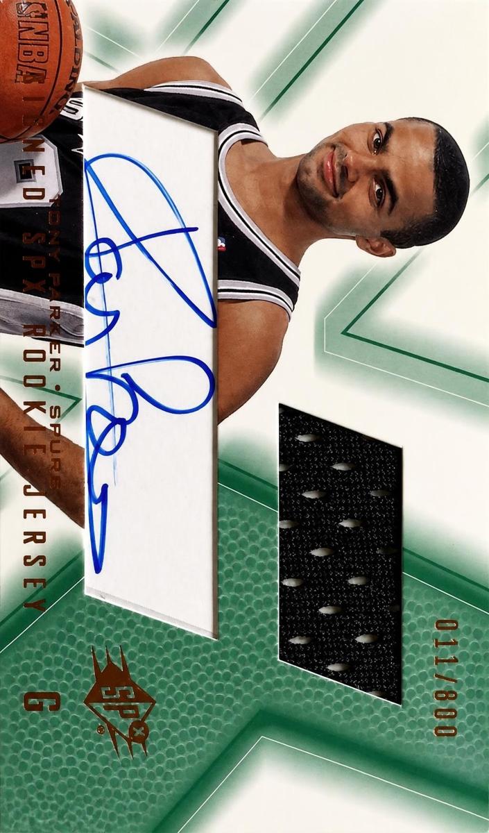 2001 Tony Parker [Green Background] #91