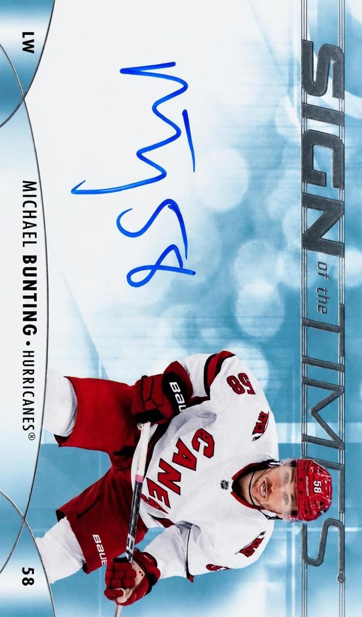 2023 SP Authentic Michael Bunting #SOTT-MB card