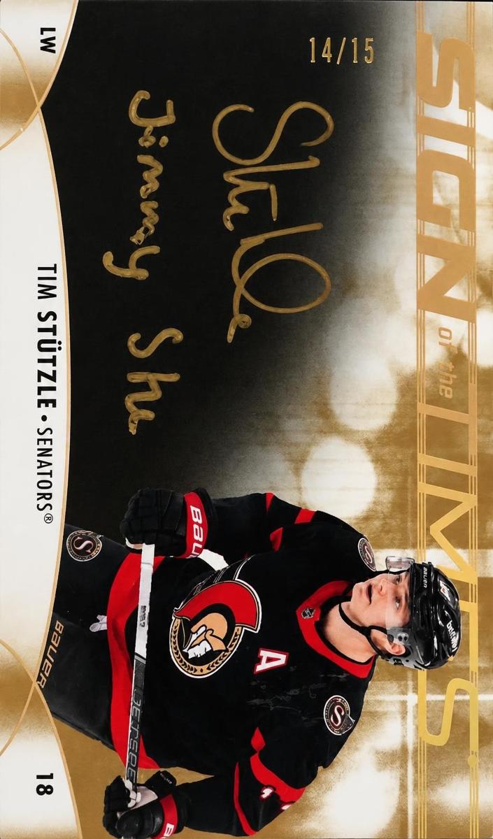 2023 SP Authentic Tim Stutzle #SOTT-TS card