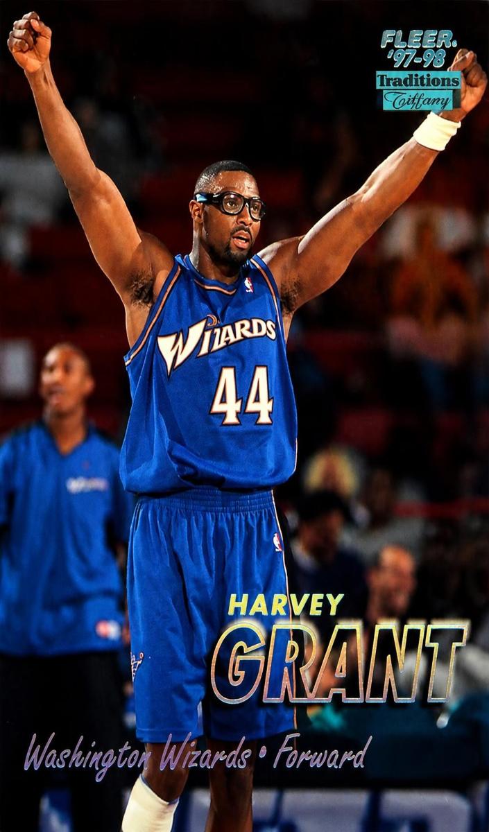 1997 Fleer Harvey Grant #345 card