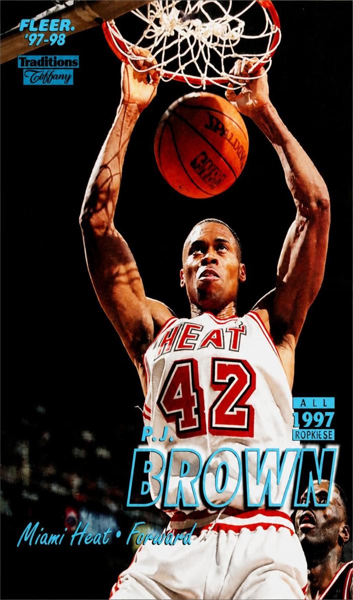 1997 Fleer P.J. Brown #182 card