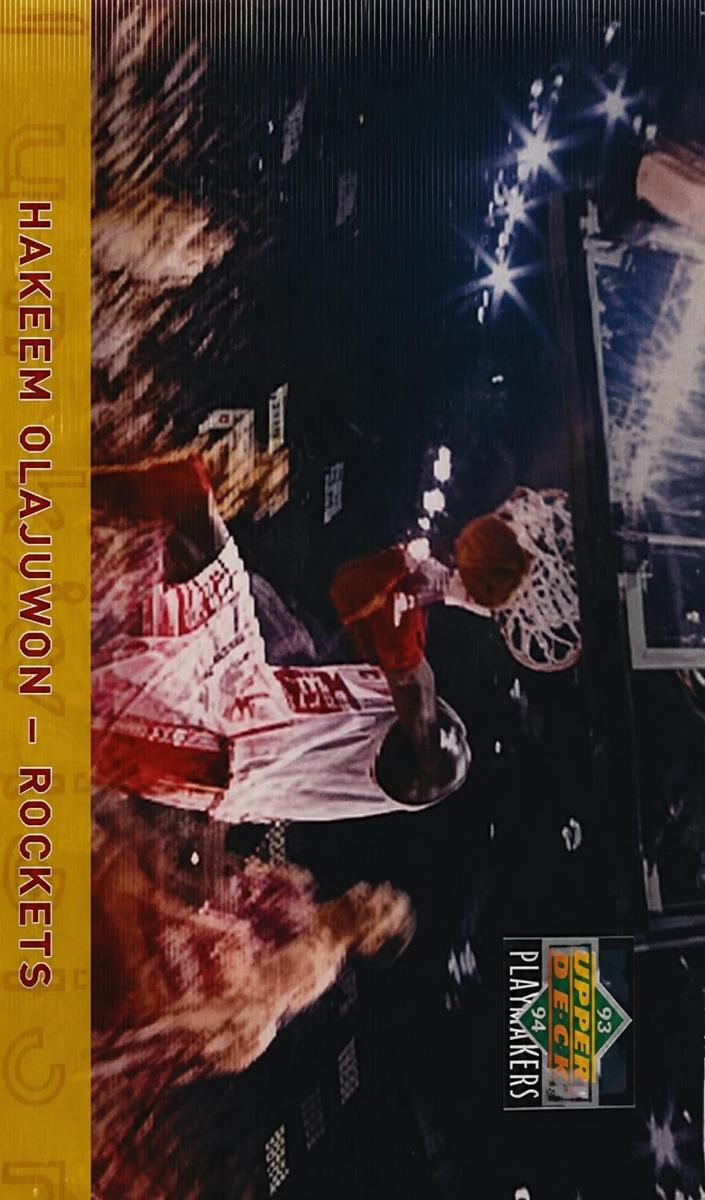1997 Upper Deck Diamond Vision Hakeem Olajuwon #D6 card