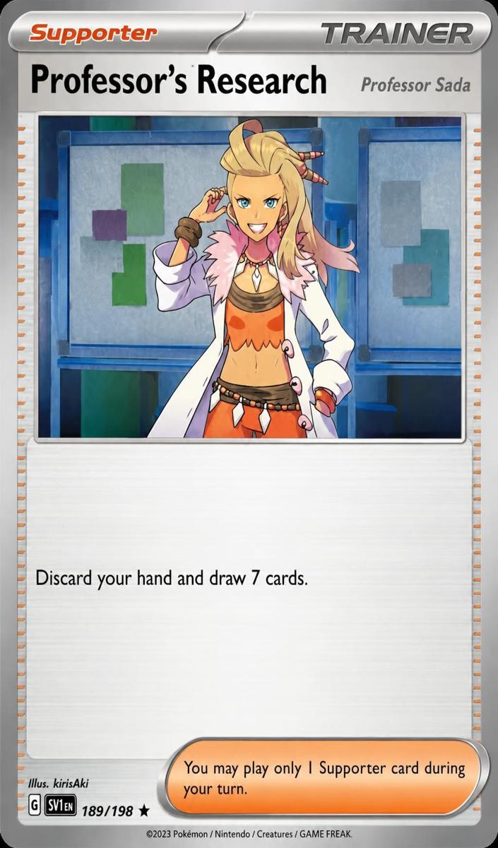 Professor's Research 2023 Pokemon Scarlet & Violet