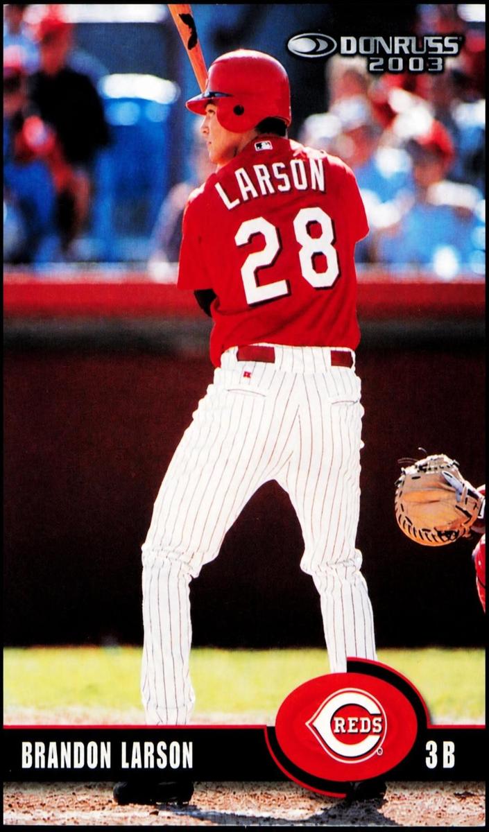 2003 Donruss Brandon Larson #271 card
