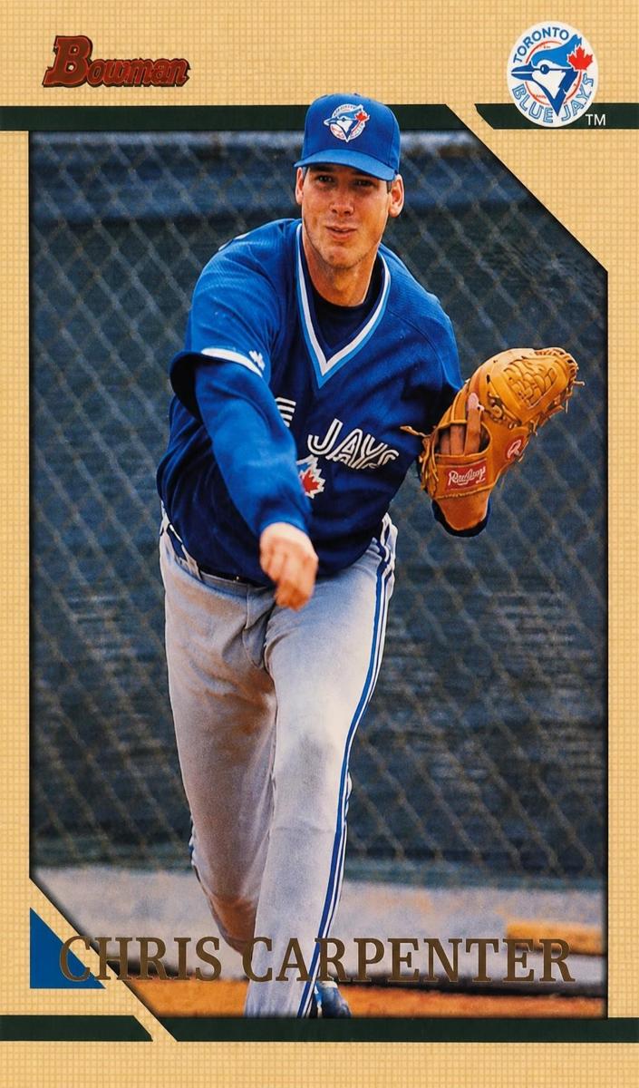 1996 Bowman Chris Carpenter #185 card