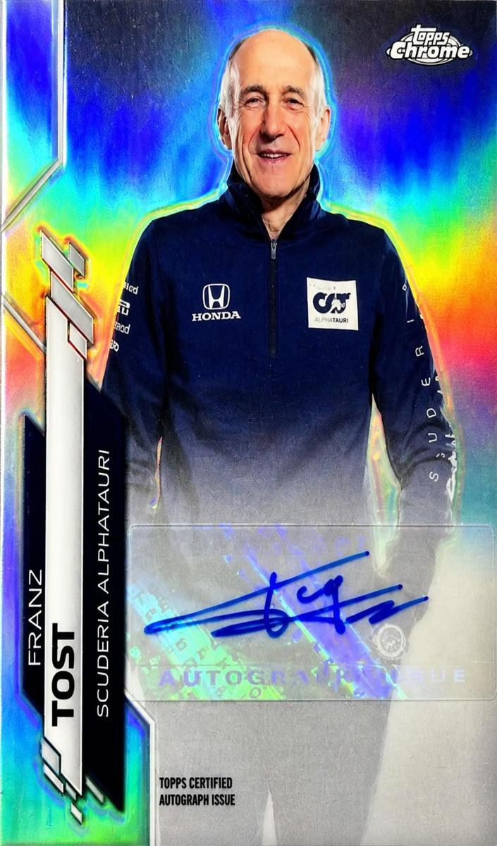 2020 Topps Chrome F1 Franz Tost #F1A-FT card