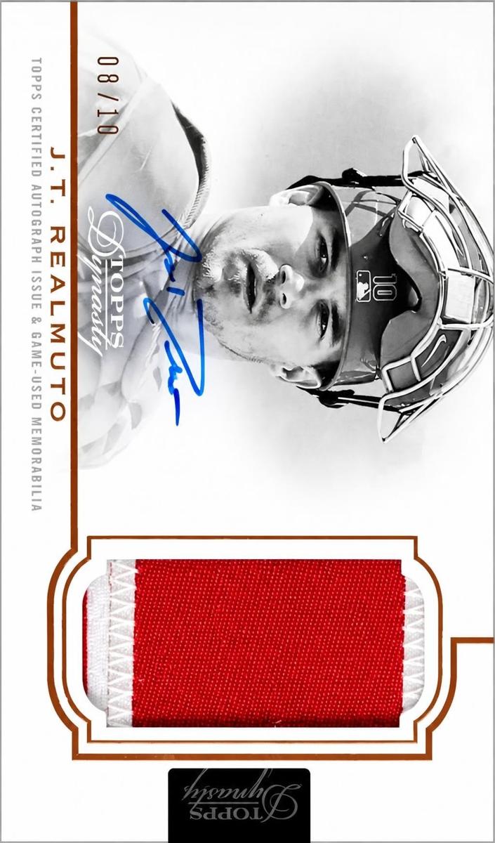 2020 Topps Dynasty J.T. Realmuto [Gold] #DAP-JTR2 card
