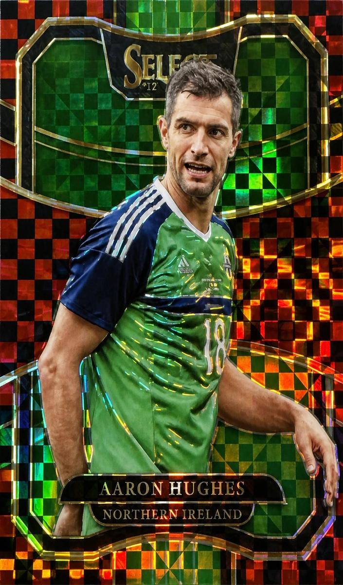 2017 Aaron Hughes [Checkerboard] #7