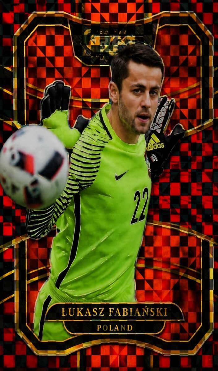 2017 Panini Select Lukasz Fabianski [Checkerboard] #62 card