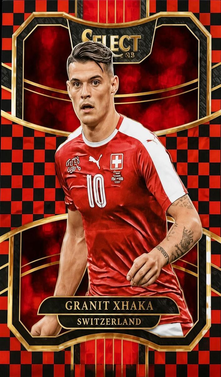 2017 Granit Xhaka [Checkerboard] #97