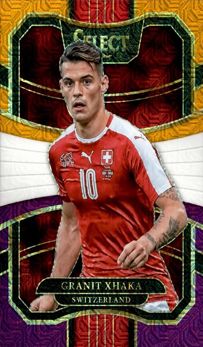 2017 Panini Select Granit Xhaka [Multi-Color] #97 card