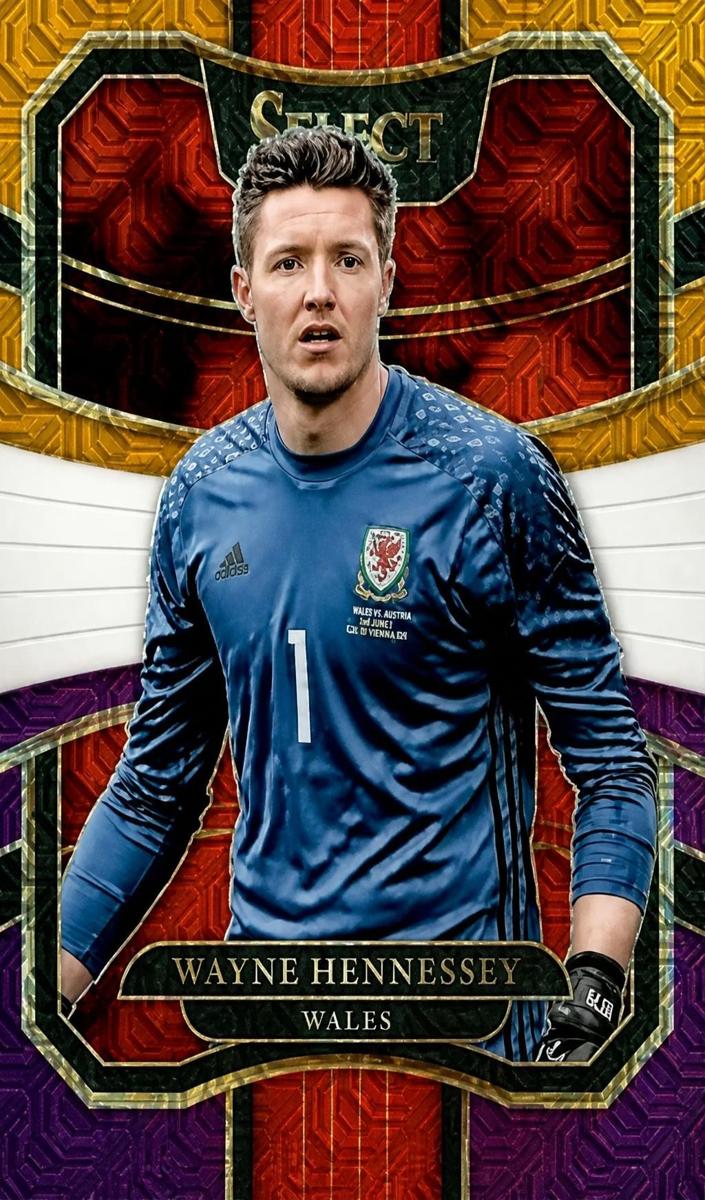 2017 Panini Select Wayne Hennessey [Multi-Color] #71 card
