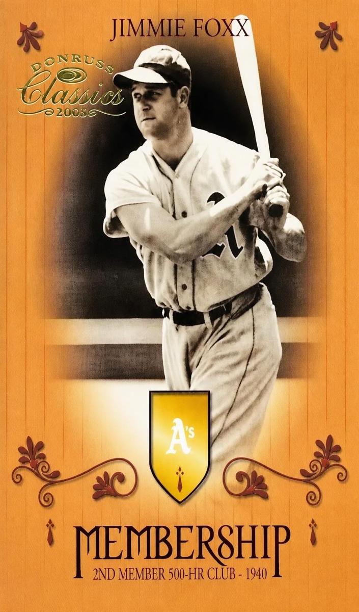 2003 Donruss Classics Jimmie Foxx #M11 card