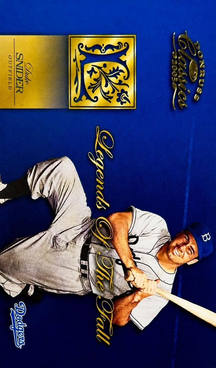 2003 Donruss Classics Duke Snider #LF-2 card