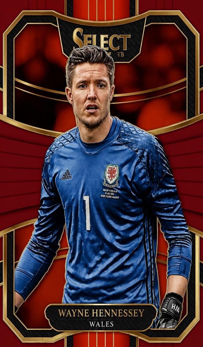 2017 Panini Select Wayne Hennessey [Maroon] #71 card