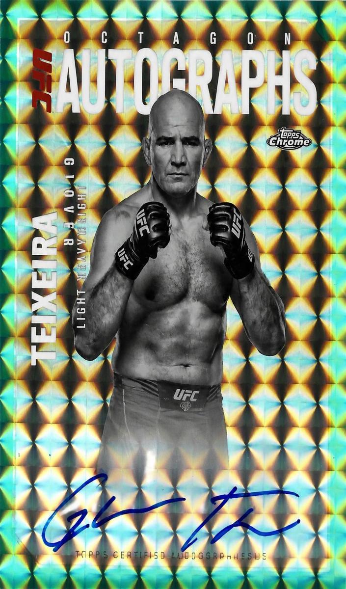 2025 Glover Teixeira [Green Refractor] #OLA-GT