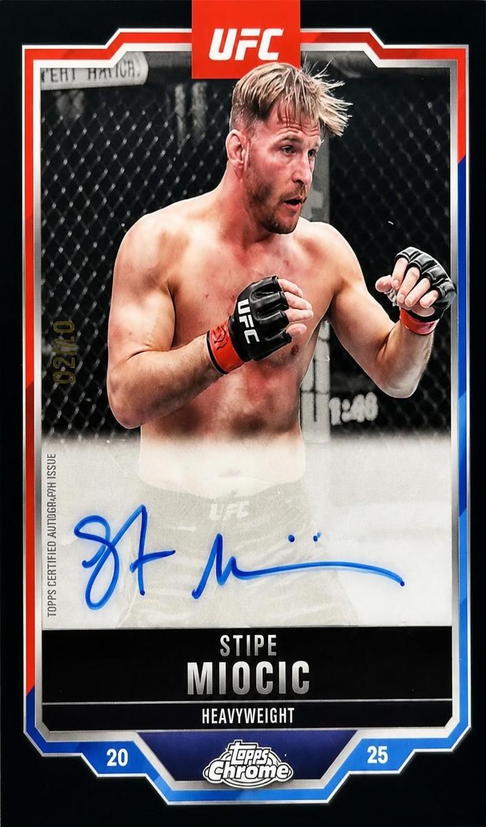 2025 Stipe Miocic [Gold Refractor] #CVA-SM