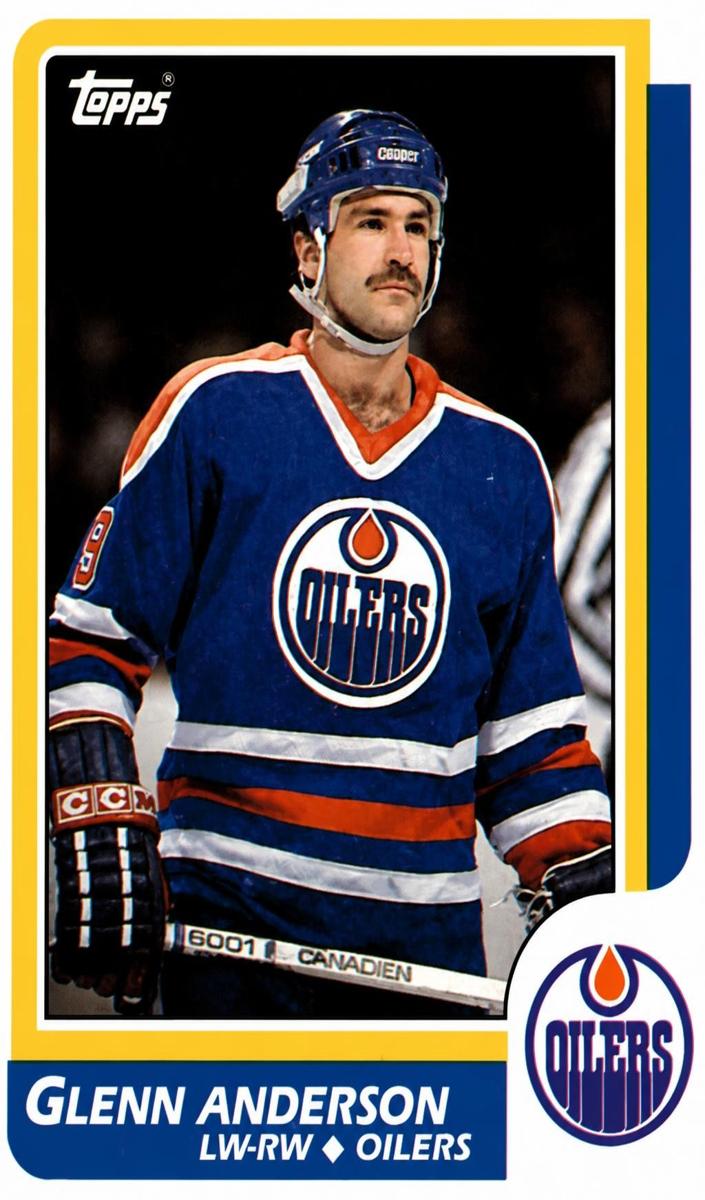 1986 Topps Glenn Anderson #80 card