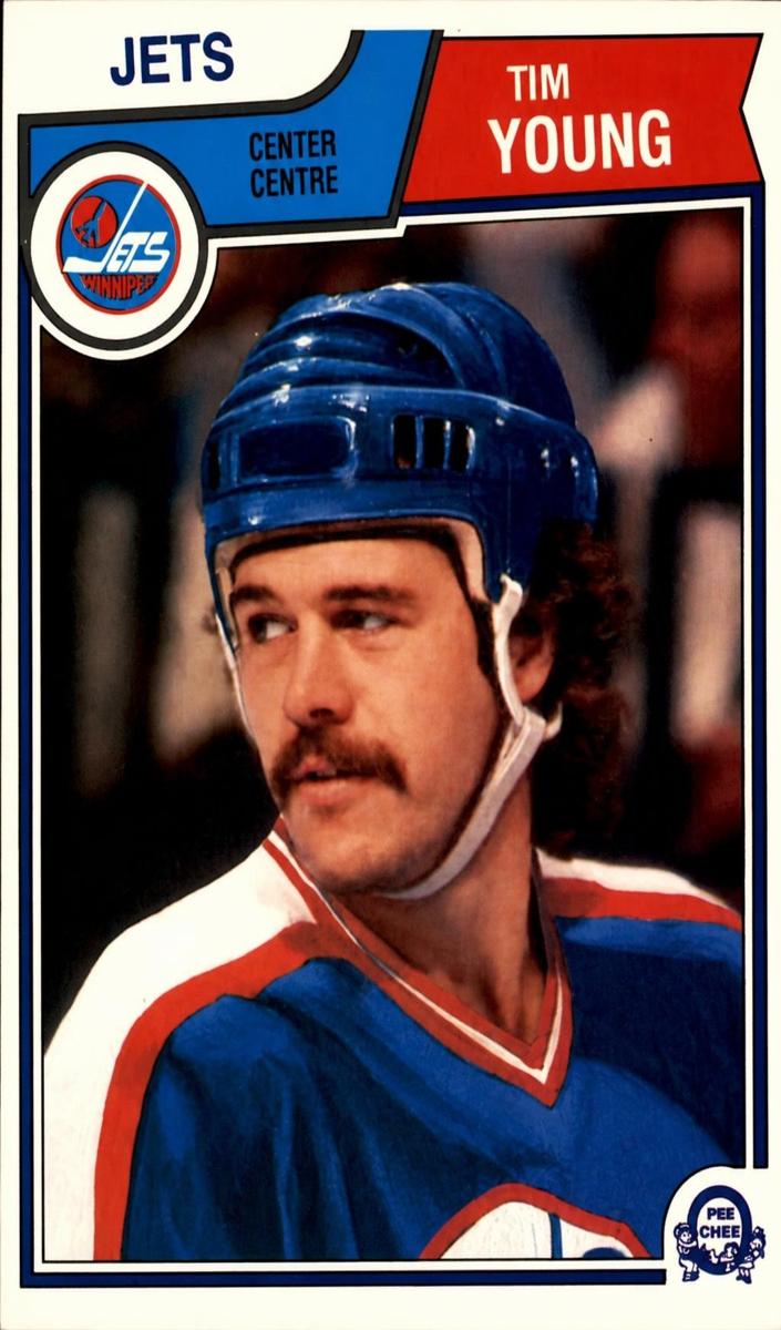 1983 O-Pee-Chee Tim Young #395 card