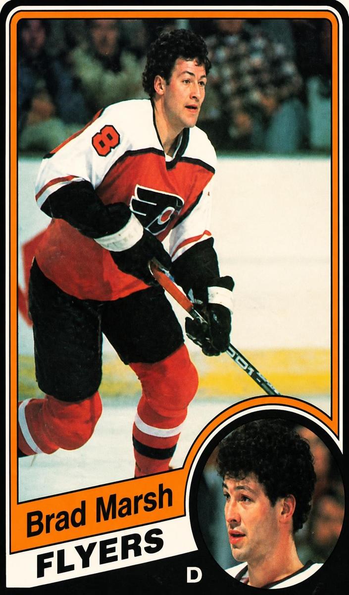 1984 O-Pee-Chee Brad Marsh #163 card