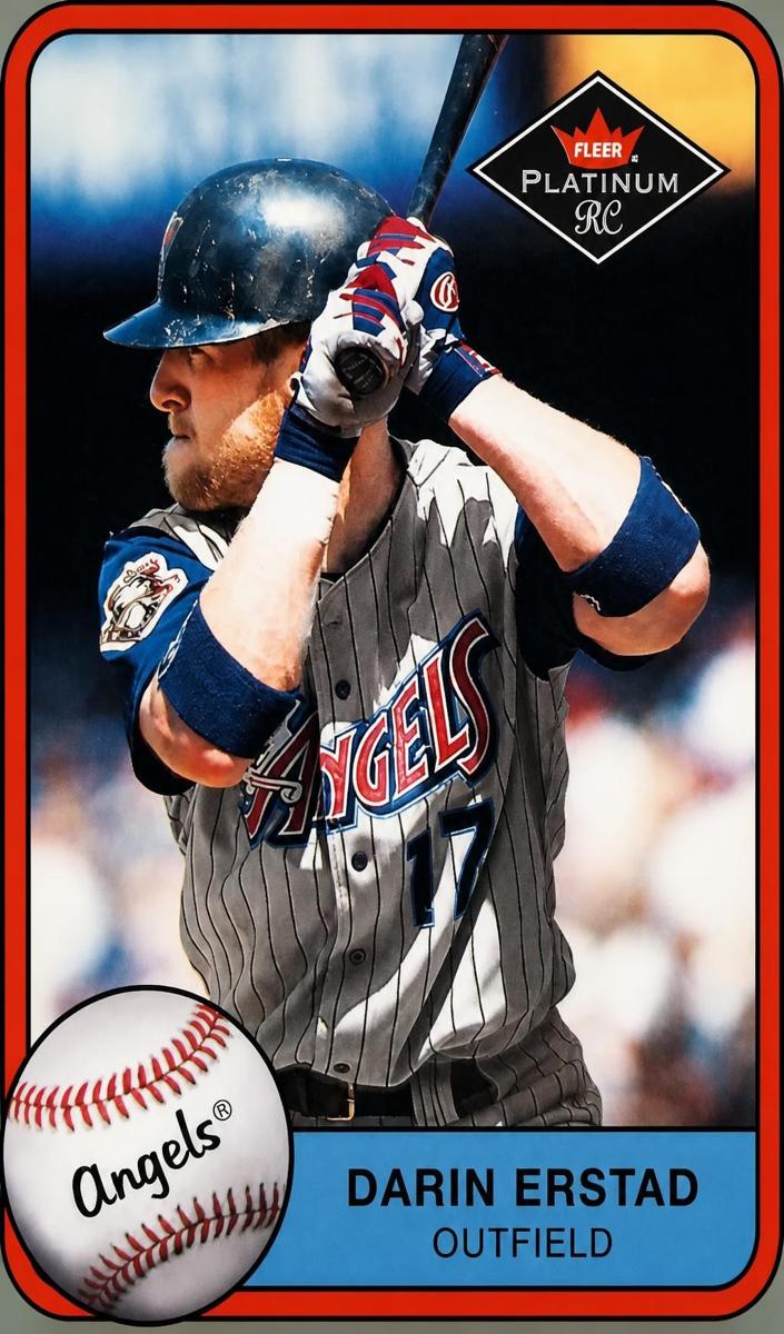 2001 Fleer Platinum Darin Erstad #314 card