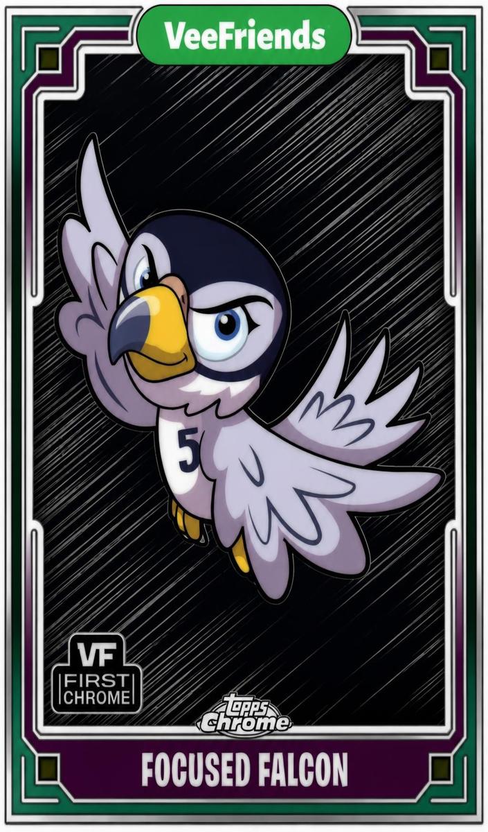 2025 Focused Falcon [Vf Green Refractor] #4