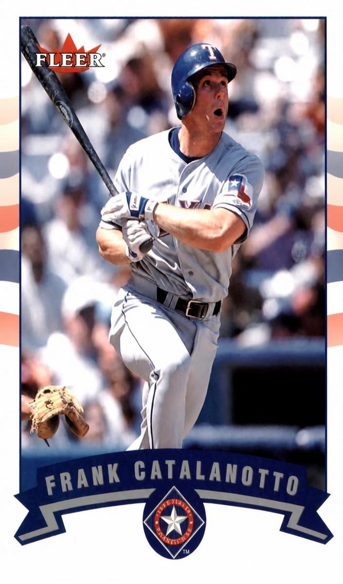 2002 Fleer Frank Catalanotto #190 card