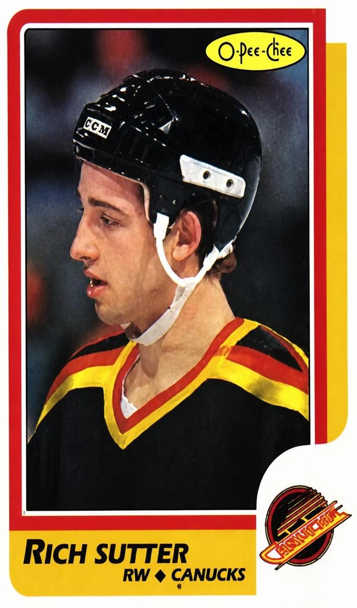 1986 O-Pee-Chee Rich Sutter #29 card
