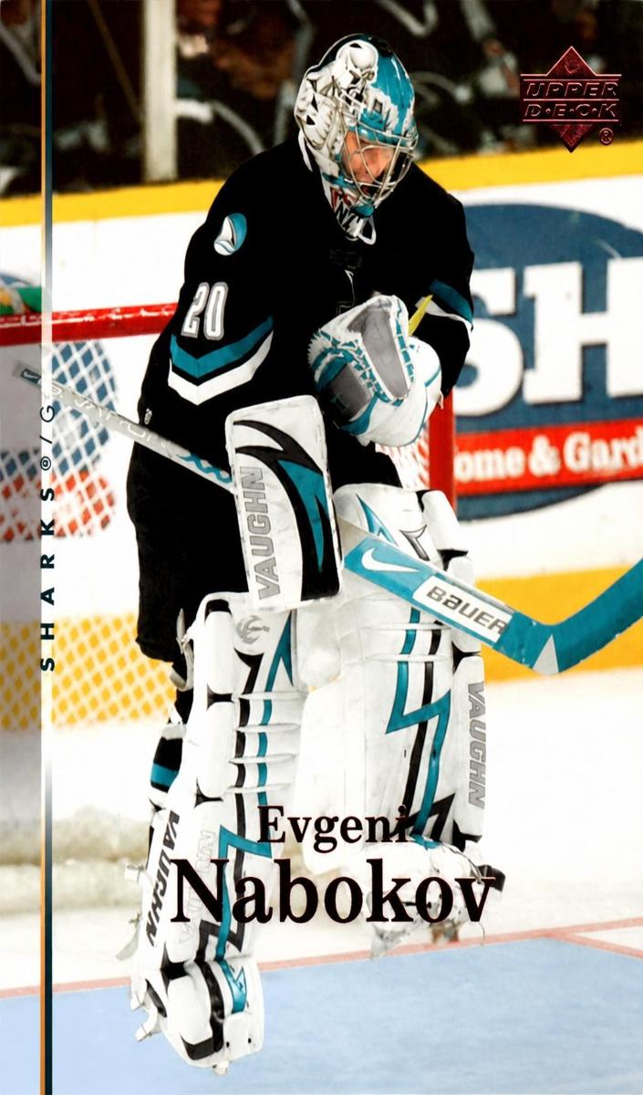 2007 Upper Deck Evgeni Nabokov #78 card