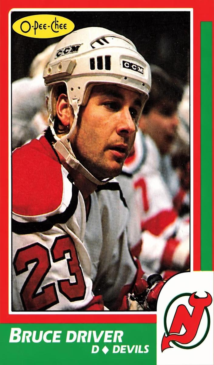 1986 Topps Bruce Driver #19 card